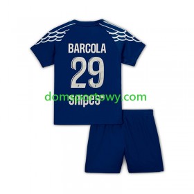 Koszulka Paris Saint-Germain Bradley Barcola 29 Dziecięcy Czwarty Koszulki Piłkarskie 2024-2025 Krótki Rękaw